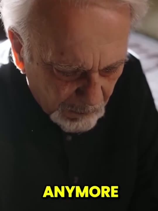 An older man sitting quietly, a scene from the video on neuropathy and diabetes