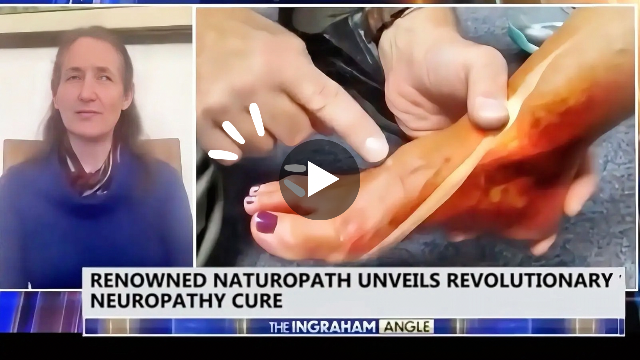 Health educator presenting neuropathy relief method